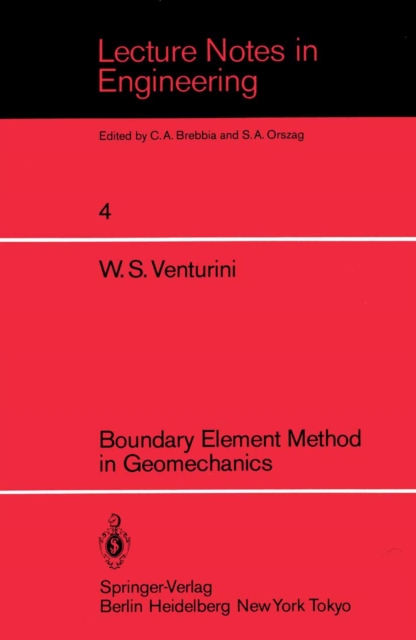 Boundary Element Method in Geomechanics, PDF eBook