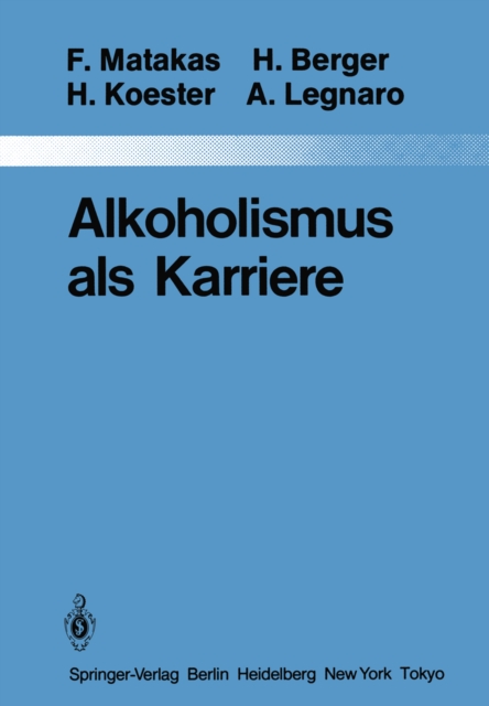 Alkoholismus als Karriere, PDF eBook
