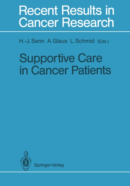 Supportive Care in Cancer Patients, PDF eBook