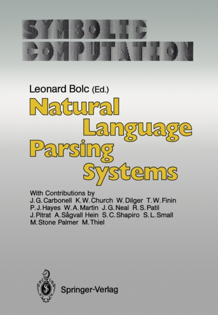 Natural Language Parsing Systems, PDF eBook