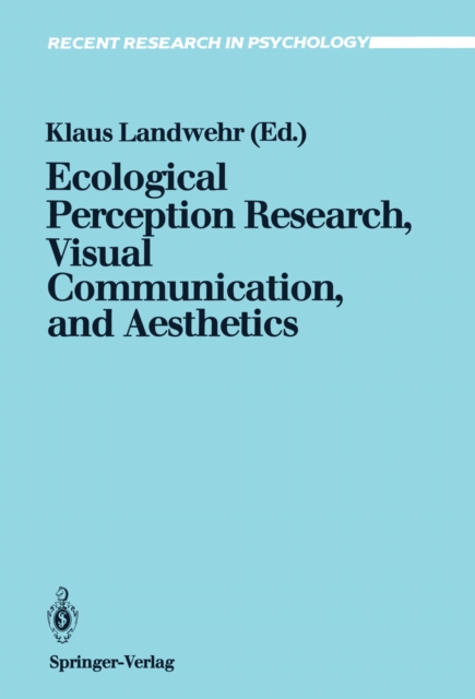 Ecological Perception Research, Visual Communication, and Aesthetics, PDF eBook