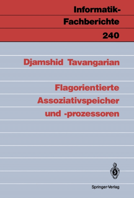 Flagorientierte Assoziativspeicher und -prozessoren, PDF eBook