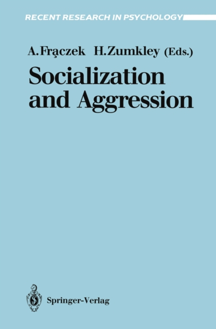 Socialization and Aggression, PDF eBook