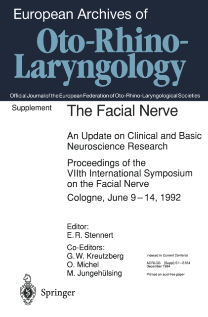The Facial Nerve : An Update on Clinical and Basic Neuroscience Research, PDF eBook