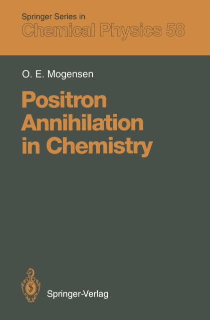 Positron Annihilation in Chemistry, PDF eBook