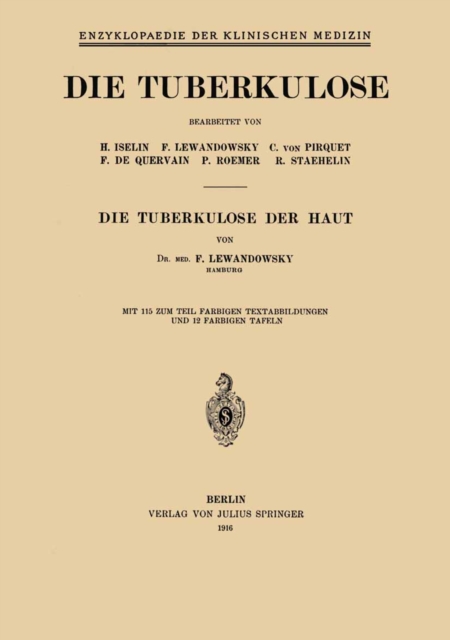 Die Tuberkulose der Haut, PDF eBook