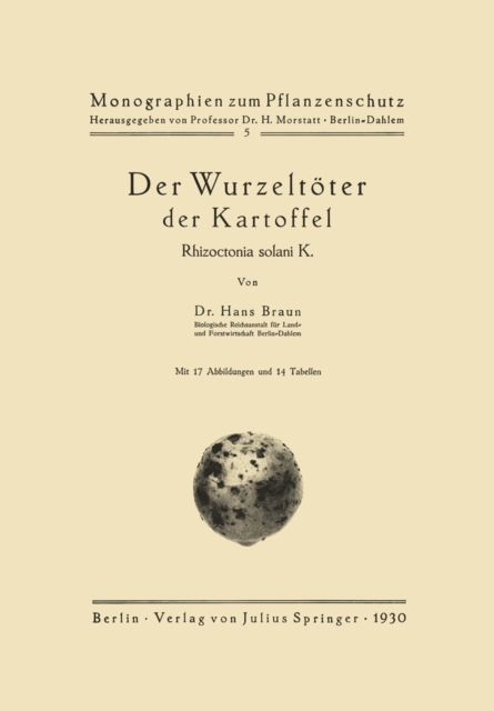 Der Wurzeltoter der Kartoffel : Rhizoctonia solani K., PDF eBook
