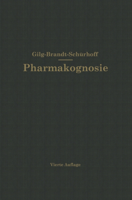 Lehrbuch der Pharmakognosie, PDF eBook