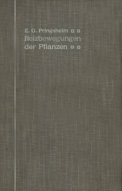 Die Reizbewegungen der Pflanzen, PDF eBook