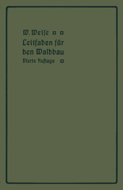 Leitfaden fur den Waldbau, PDF eBook