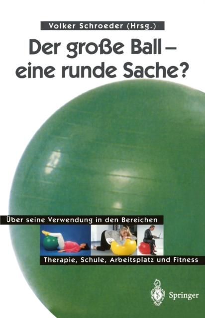 Der groe Ball - eine runde Sache? : Uber seine Verwendung in den Bereichen Therapie, Schule, Arbeitsplatz und Fitness, PDF eBook