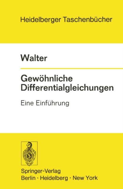 Gewohnliche Differentialgleichungen : Eine Einfuhrung, PDF eBook