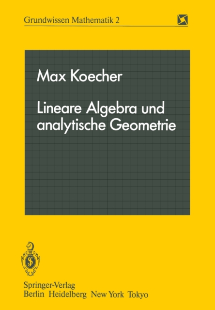 Lineare Algebra und analytische Geometrie, PDF eBook