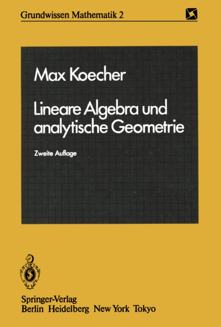 Lineare Algebra und analytische Geometrie, PDF eBook