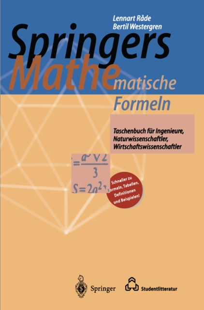 Springers Mathematische Formeln : Taschenbuch fur Ingenieure, Naturwissenschaftler, Wirtschaftswissenschaftler, PDF eBook