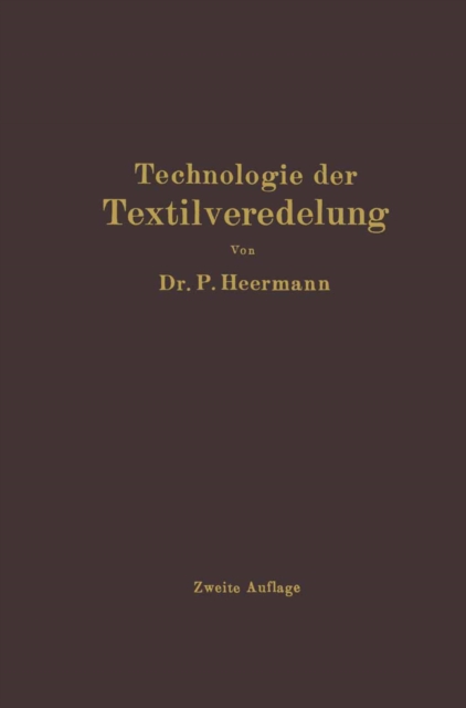 Technologie der Textilveredelung, PDF eBook
