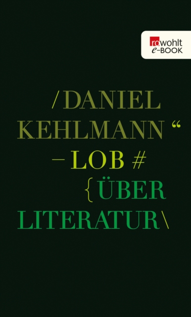 Lob : Uber Literatur, EPUB eBook