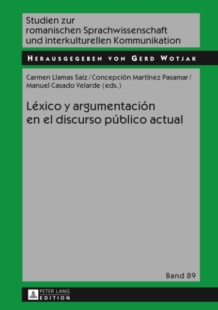 Lexico y argumentacion en el discurso publico actual, PDF eBook