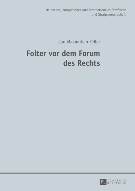 Folter vor dem Forum des Rechts, PDF eBook