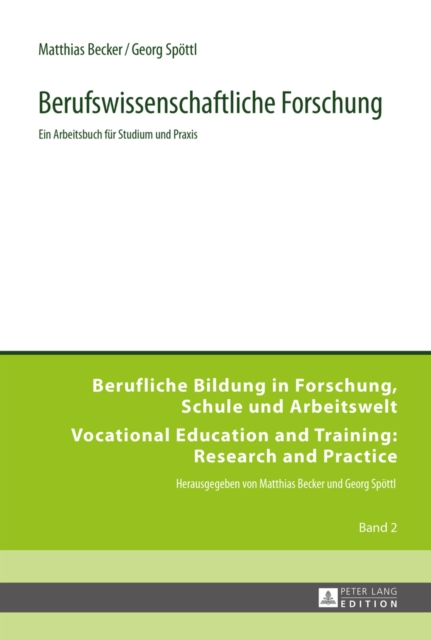 Berufswissenschaftliche Forschung : Ein Arbeitsbuch fuer Studium und Praxis, EPUB eBook