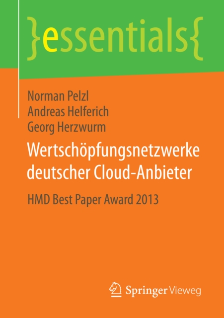 Wertschopfungsnetzwerke deutscher Cloud-Anbieter : HMD Best Paper Award 2013, EPUB eBook
