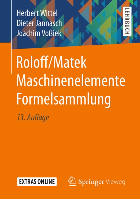 Roloff/Matek Maschinenelemente Formelsammlung, PDF eBook