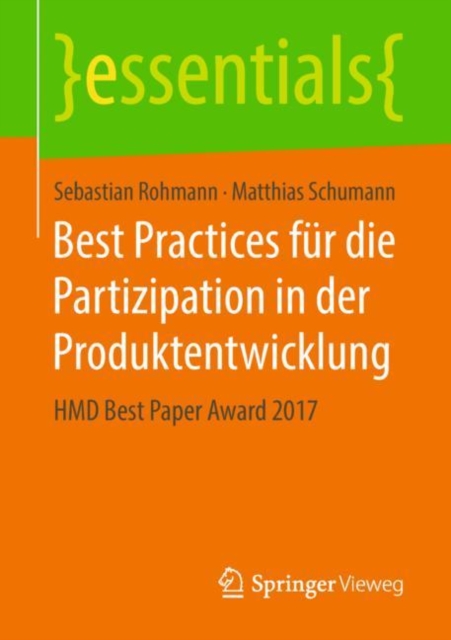 Best Practices fur die Partizipation in der Produktentwicklung : HMD Best Paper Award 2017, EPUB eBook