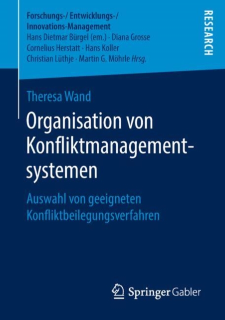 Organisation von Konfliktmanagementsystemen : Auswahl von geeigneten Konfliktbeilegungsverfahren, PDF eBook
