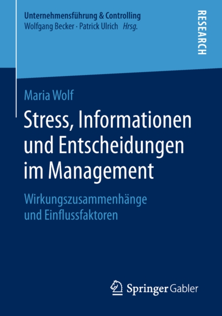 Stress, Informationen und Entscheidungen im Management : Wirkungszusammenhange und Einflussfaktoren, PDF eBook