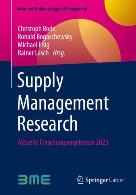 Supply Management Research : Aktuelle Forschungsergebnisse 2023, PDF eBook