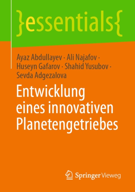 Entwicklung eines innovativen Planetengetriebes, EPUB eBook