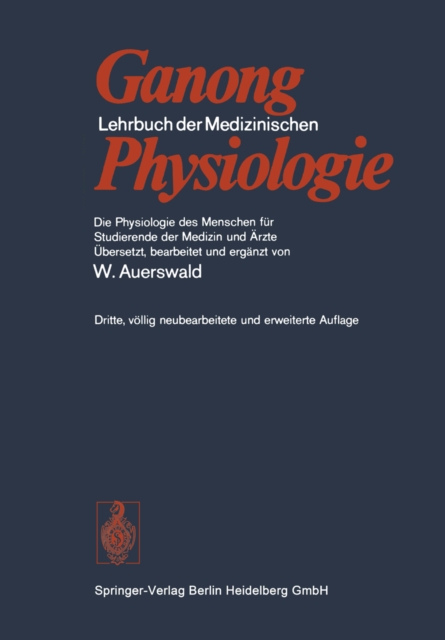 Lehrbuch der Medizinischen Physiologie : Die Physiologie des Menschen fur Studierende der Medizin und Arzte, PDF eBook