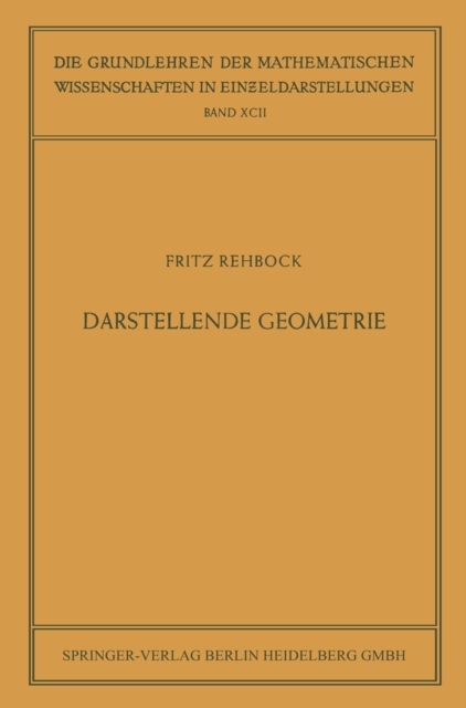Darstellende Geometrie, PDF eBook
