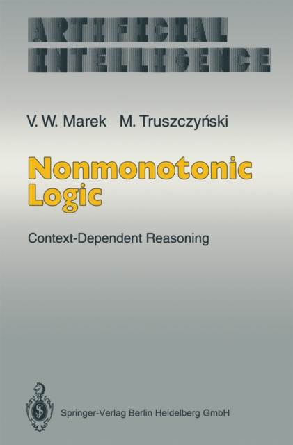Nonmonotonic Logic : Context-Dependent Reasoning, PDF eBook