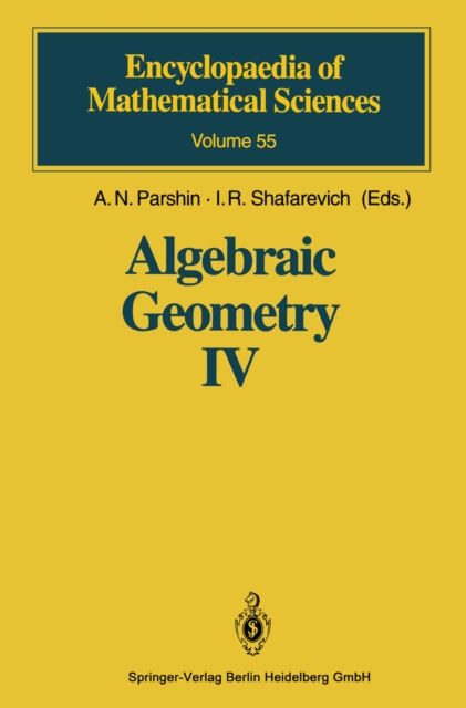 Algebraic Geometry IV : Linear Algebraic Groups Invariant Theory, PDF eBook