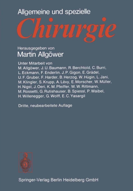 Allgemeine und spezielle Chirurgie, PDF eBook