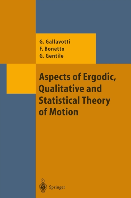 Aspects of Ergodic, Qualitative and Statistical Theory of Motion, PDF eBook