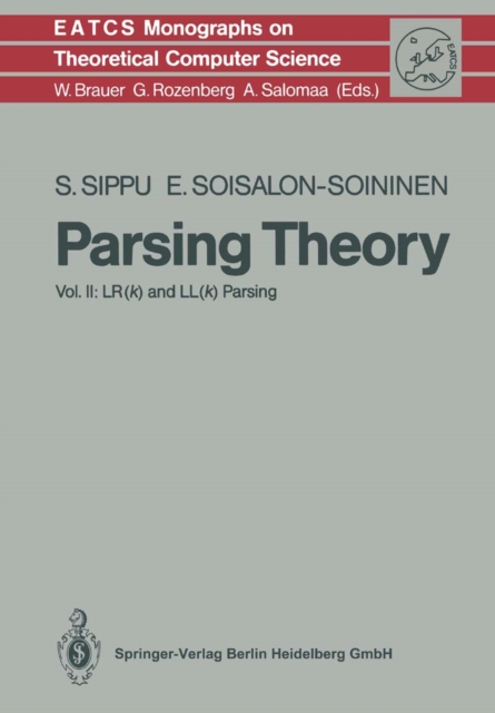 Parsing Theory : Volume II LR(k) and LL(k) Parsing, PDF eBook