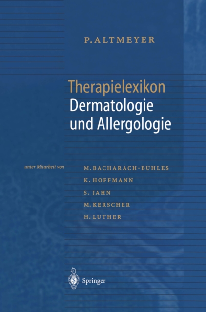 Therapielexikon Dermatologie und Allergologie, PDF eBook