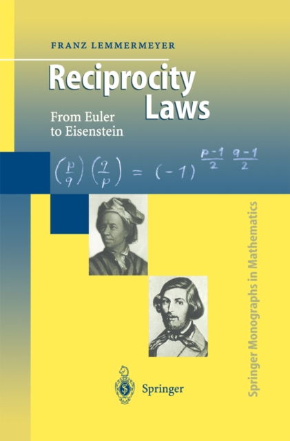 Reciprocity Laws : From Euler to Eisenstein, PDF eBook