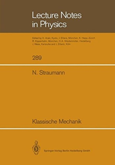 Klassische Mechanik : Grundkurs uber Systeme endlich vieler Freiheitsgrade, Paperback Book