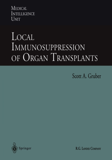 Local Immunosuppression of Organ Transplants, PDF eBook
