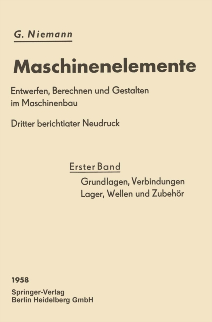 Grundlagen, Verbindungen, Lager Wellen und Zubehor, PDF eBook