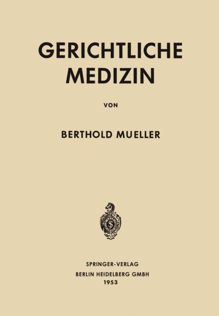 Gerichtliche Medizin, PDF eBook