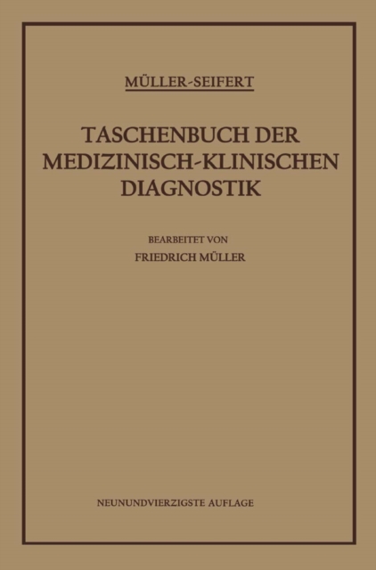 Taschenbuch der Medizinisch-Klinischen Diagnostik, PDF eBook