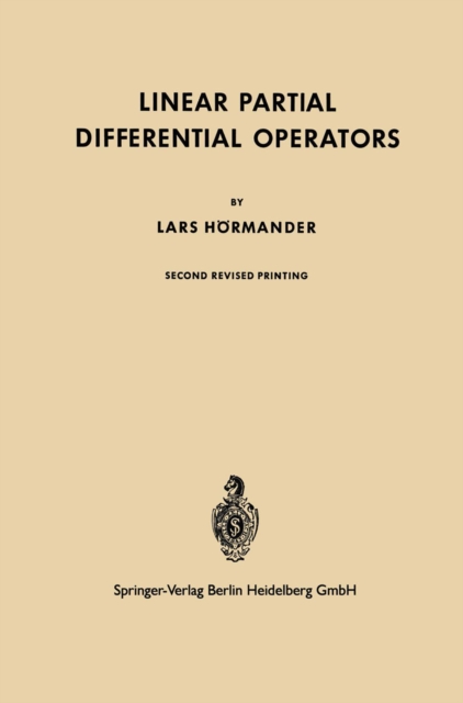 Linear Partial Differential Operators, PDF eBook