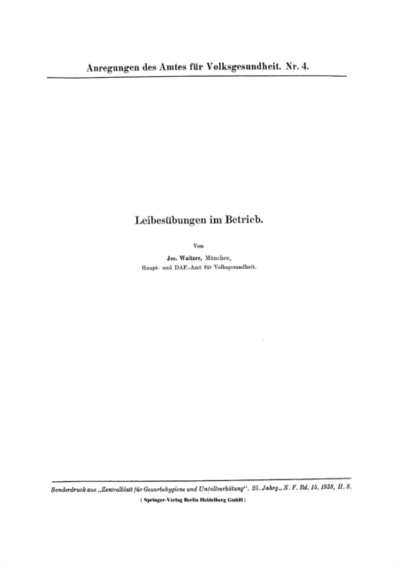 Leibesubungen im Betrieb, PDF eBook