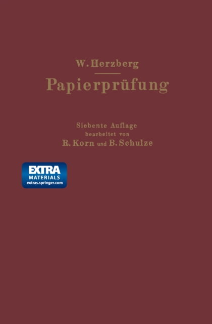 Papierprufung : Eine Anleitung zum Untersuchen von Papier, PDF eBook