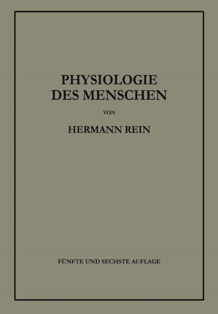 Einfuhrung in die Physiologie des Menschen, PDF eBook