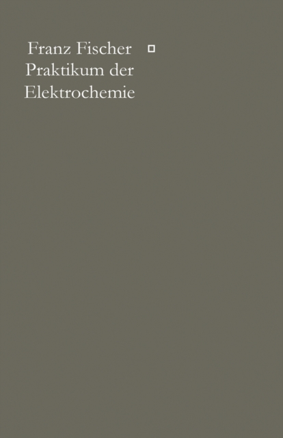 Praktikum der Elektrochemie, PDF eBook
